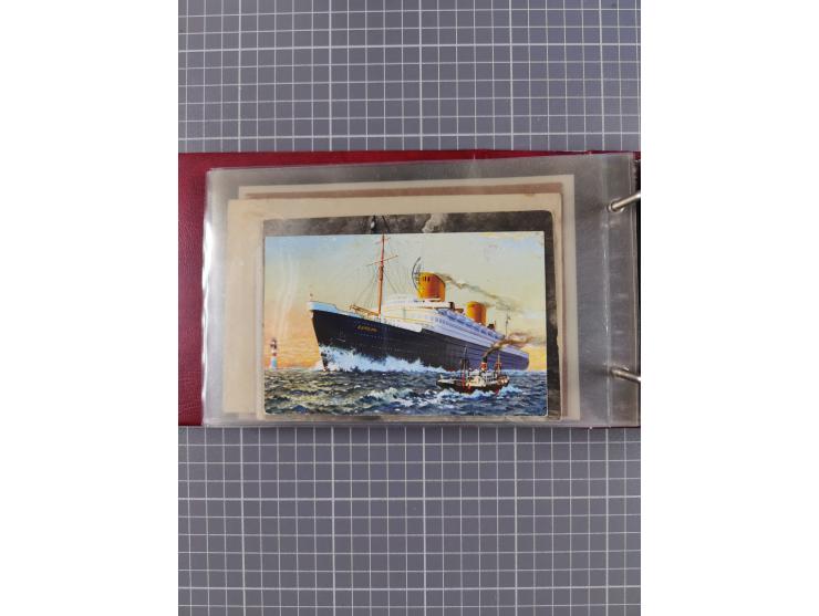 1866/1960 (ca.), interessanter Sammlungsposten inkl. sehr viel Dt. Seepost, Anlandungsstempeln, frühe Schiffspost, kleine Sam