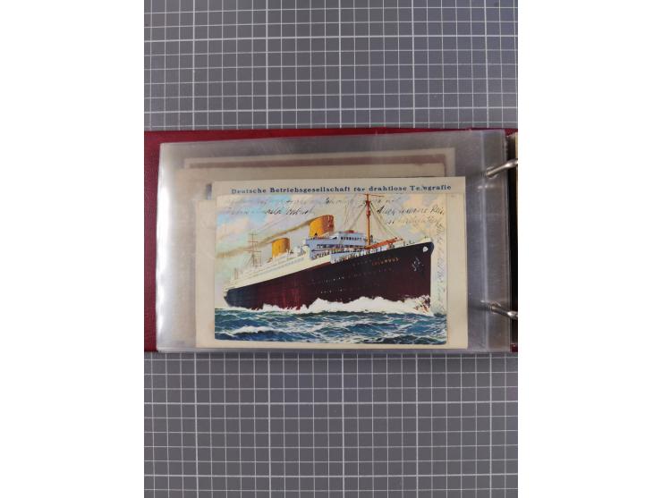 1866/1960 (ca.), interessanter Sammlungsposten inkl. sehr viel Dt. Seepost, Anlandungsstempeln, frühe Schiffspost, kleine Sam