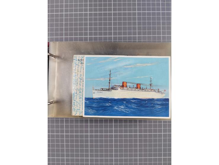 1866/1960 (ca.), interessanter Sammlungsposten inkl. sehr viel Dt. Seepost, Anlandungsstempeln, frühe Schiffspost, kleine Sam