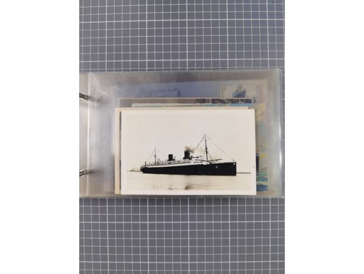 1866/1960 (ca.), interessanter Sammlungsposten inkl. sehr viel Dt. Seepost, Anlandungsstempeln, frühe Schiffspost, kleine Sam