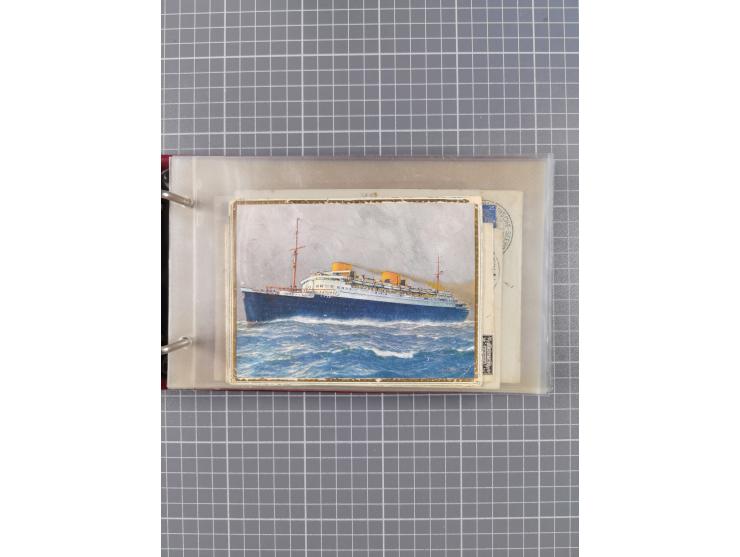 1866/1960 (ca.), interessanter Sammlungsposten inkl. sehr viel Dt. Seepost, Anlandungsstempeln, frühe Schiffspost, kleine Sam