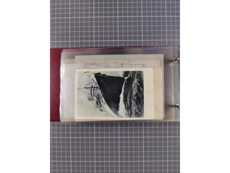 1866/1960 (ca.), interessanter Sammlungsposten inkl. sehr viel Dt. Seepost, Anlandungsstempeln, frühe Schiffspost, kleine Sam