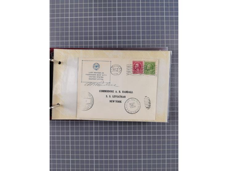 1866/1960 (ca.), interessanter Sammlungsposten inkl. sehr viel Dt. Seepost, Anlandungsstempeln, frühe Schiffspost, kleine Sam