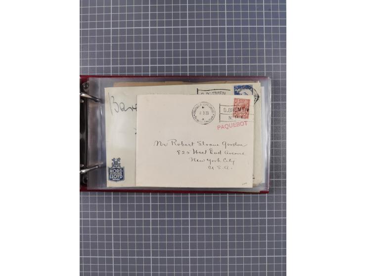 1866/1960 (ca.), interessanter Sammlungsposten inkl. sehr viel Dt. Seepost, Anlandungsstempeln, frühe Schiffspost, kleine Sam