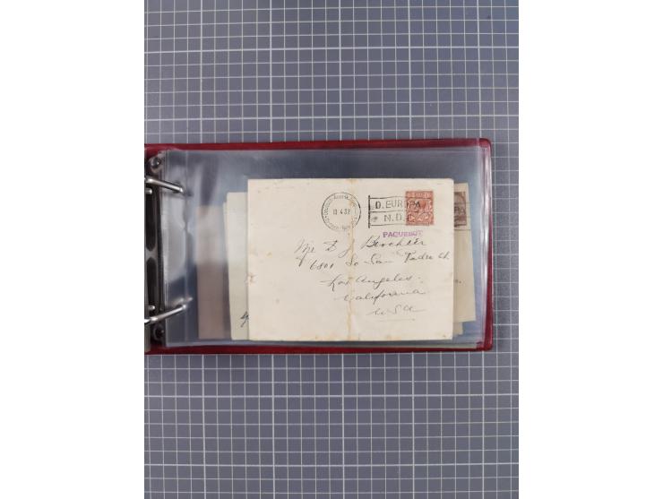 1866/1960 (ca.), interessanter Sammlungsposten inkl. sehr viel Dt. Seepost, Anlandungsstempeln, frühe Schiffspost, kleine Sam