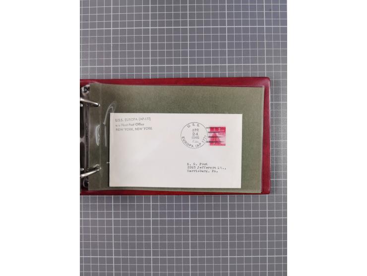 1866/1960 (ca.), interessanter Sammlungsposten inkl. sehr viel Dt. Seepost, Anlandungsstempeln, frühe Schiffspost, kleine Sam