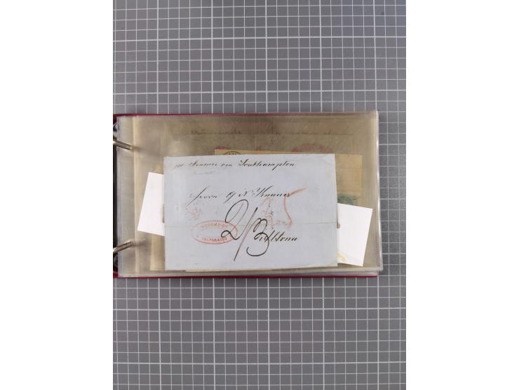 1866/1960 (ca.), interessanter Sammlungsposten inkl. sehr viel Dt. Seepost, Anlandungsstempeln, frühe Schiffspost, kleine Sam