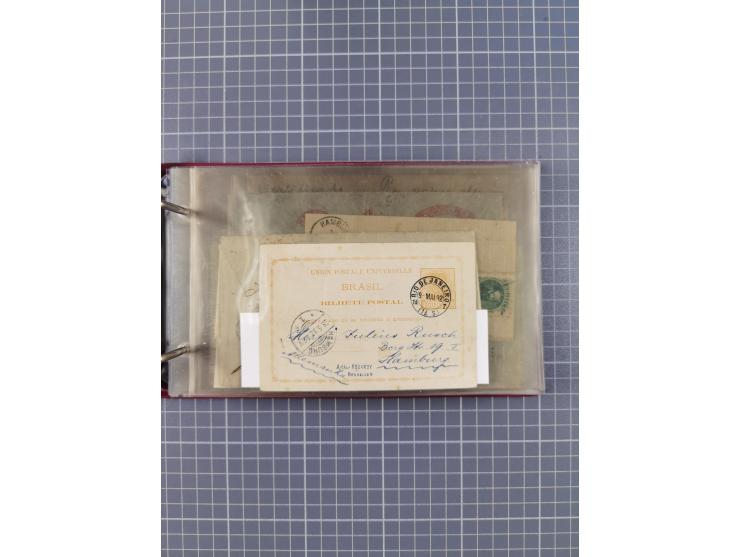 1866/1960 (ca.), interessanter Sammlungsposten inkl. sehr viel Dt. Seepost, Anlandungsstempeln, frühe Schiffspost, kleine Sam