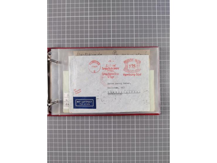 1866/1960 (ca.), interessanter Sammlungsposten inkl. sehr viel Dt. Seepost, Anlandungsstempeln, frühe Schiffspost, kleine Sam