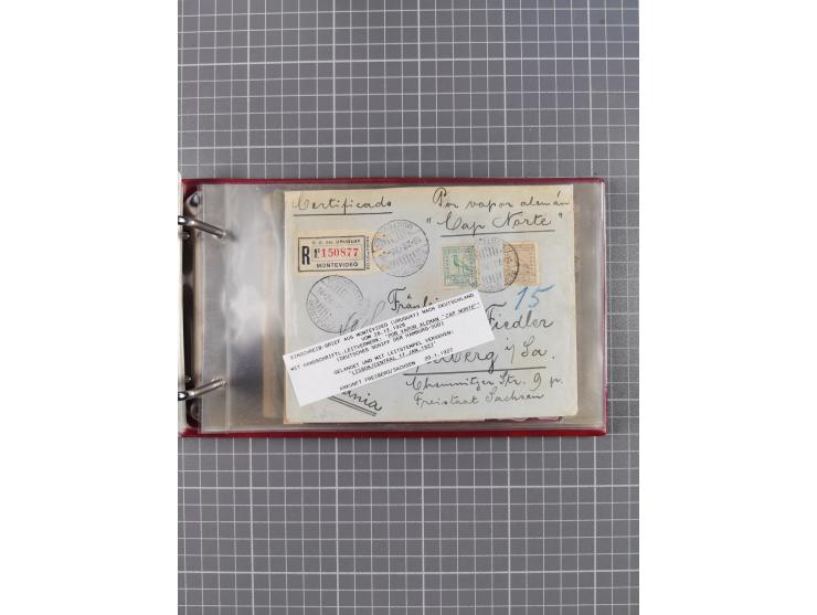 1866/1960 (ca.), interessanter Sammlungsposten inkl. sehr viel Dt. Seepost, Anlandungsstempeln, frühe Schiffspost, kleine Sam