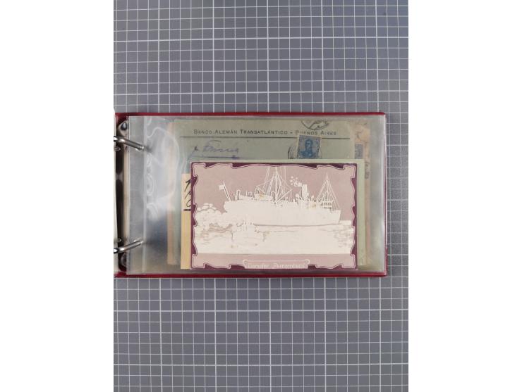 1866/1960 (ca.), interessanter Sammlungsposten inkl. sehr viel Dt. Seepost, Anlandungsstempeln, frühe Schiffspost, kleine Sam