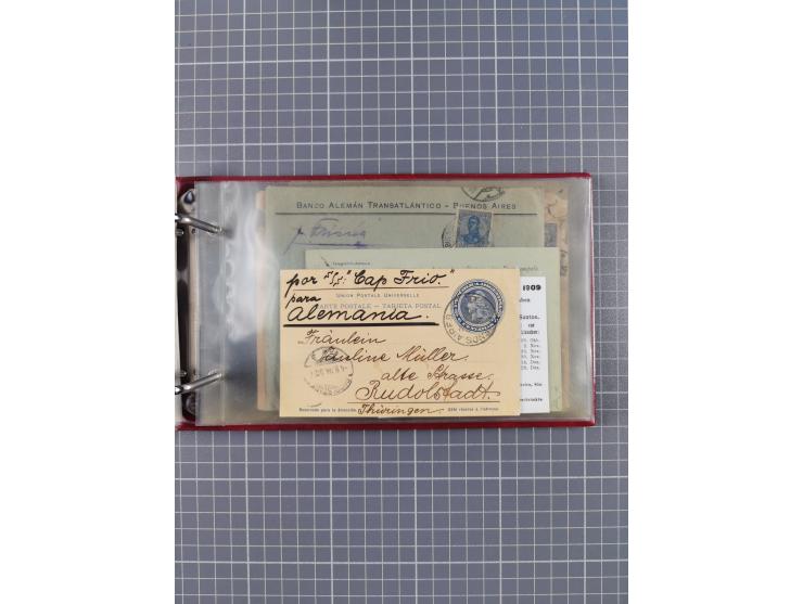 1866/1960 (ca.), interessanter Sammlungsposten inkl. sehr viel Dt. Seepost, Anlandungsstempeln, frühe Schiffspost, kleine Sam