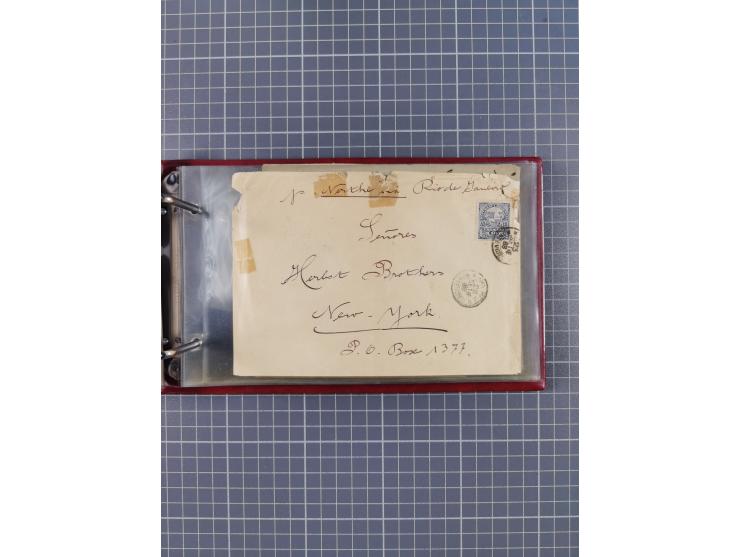 1866/1960 (ca.), interessanter Sammlungsposten inkl. sehr viel Dt. Seepost, Anlandungsstempeln, frühe Schiffspost, kleine Sam