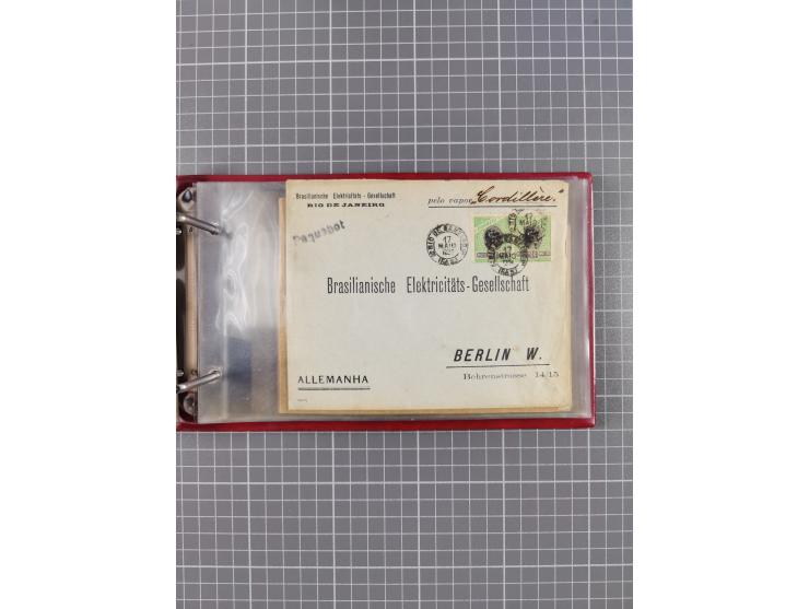 1866/1960 (ca.), interessanter Sammlungsposten inkl. sehr viel Dt. Seepost, Anlandungsstempeln, frühe Schiffspost, kleine Sam