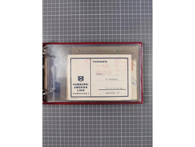 1866/1960 (ca.), interessanter Sammlungsposten inkl. sehr viel Dt. Seepost, Anlandungsstempeln, frühe Schiffspost, kleine Sam