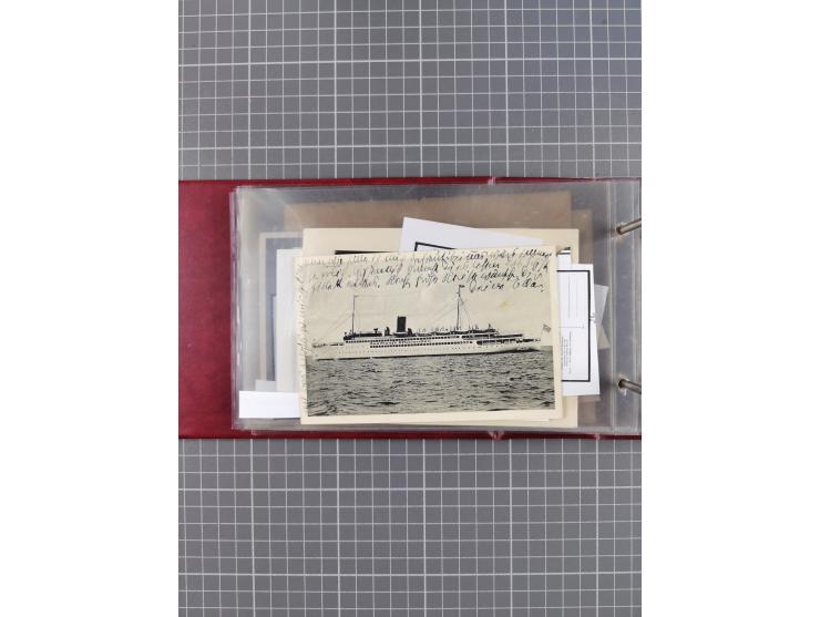 1866/1960 (ca.), interessanter Sammlungsposten inkl. sehr viel Dt. Seepost, Anlandungsstempeln, frühe Schiffspost, kleine Sam