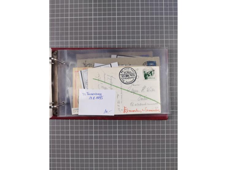 1866/1960 (ca.), interessanter Sammlungsposten inkl. sehr viel Dt. Seepost, Anlandungsstempeln, frühe Schiffspost, kleine Sam