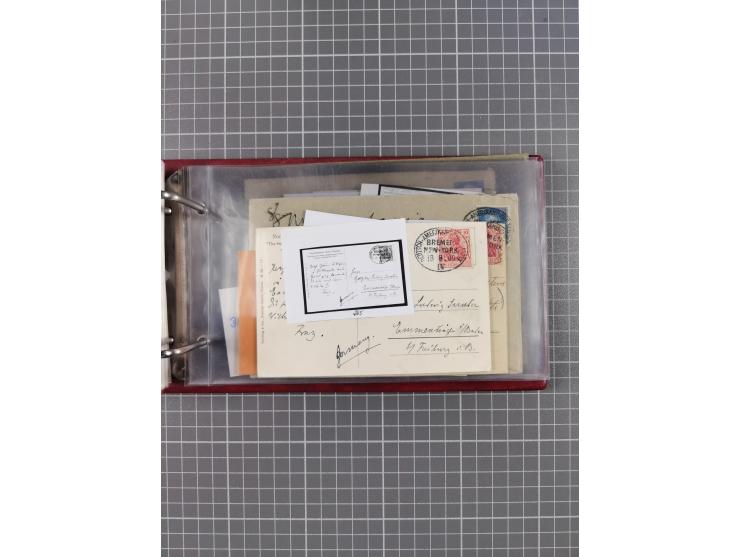 1866/1960 (ca.), interessanter Sammlungsposten inkl. sehr viel Dt. Seepost, Anlandungsstempeln, frühe Schiffspost, kleine Sam