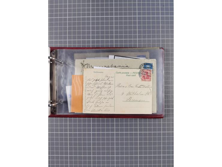 1866/1960 (ca.), interessanter Sammlungsposten inkl. sehr viel Dt. Seepost, Anlandungsstempeln, frühe Schiffspost, kleine Sam