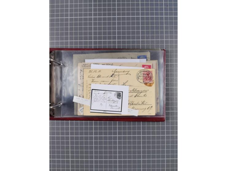 1866/1960 (ca.), interessanter Sammlungsposten inkl. sehr viel Dt. Seepost, Anlandungsstempeln, frühe Schiffspost, kleine Sam