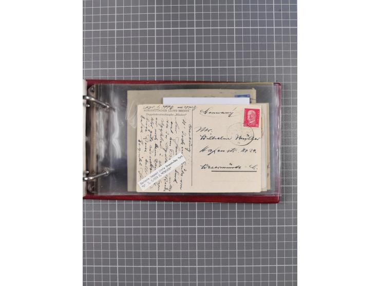 1866/1960 (ca.), interessanter Sammlungsposten inkl. sehr viel Dt. Seepost, Anlandungsstempeln, frühe Schiffspost, kleine Sam