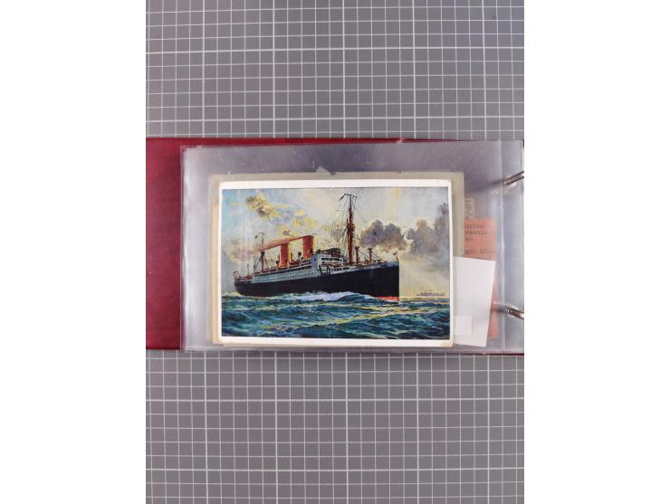 1866/1960 (ca.), interessanter Sammlungsposten inkl. sehr viel Dt. Seepost, Anlandungsstempeln, frühe Schiffspost, kleine Sam