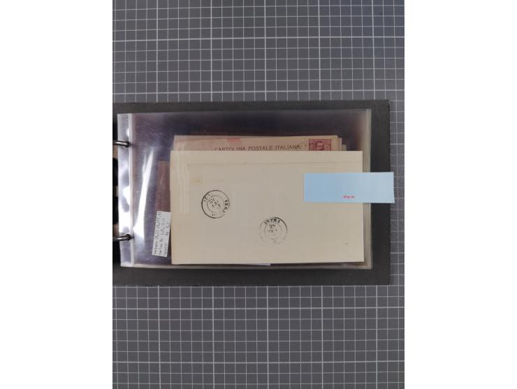 1866/1960 (ca.), interessanter Sammlungsposten inkl. sehr viel Dt. Seepost, Anlandungsstempeln, frühe Schiffspost, kleine Sam