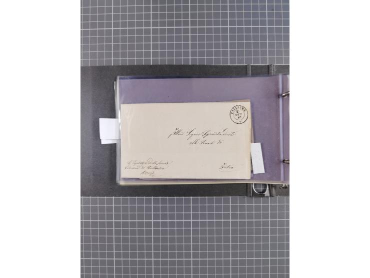 1866/1960 (ca.), interessanter Sammlungsposten inkl. sehr viel Dt. Seepost, Anlandungsstempeln, frühe Schiffspost, kleine Sam