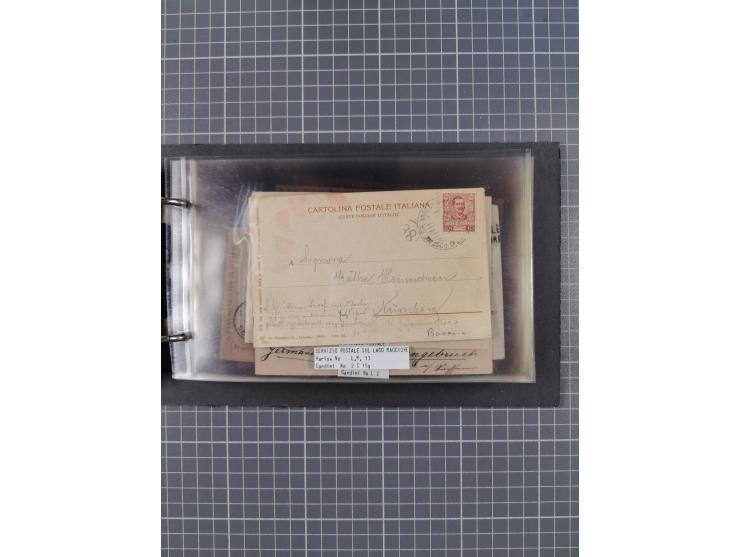 1866/1960 (ca.), interessanter Sammlungsposten inkl. sehr viel Dt. Seepost, Anlandungsstempeln, frühe Schiffspost, kleine Sam