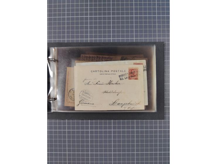 1866/1960 (ca.), interessanter Sammlungsposten inkl. sehr viel Dt. Seepost, Anlandungsstempeln, frühe Schiffspost, kleine Sam