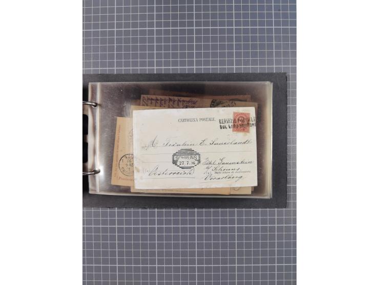 1866/1960 (ca.), interessanter Sammlungsposten inkl. sehr viel Dt. Seepost, Anlandungsstempeln, frühe Schiffspost, kleine Sam