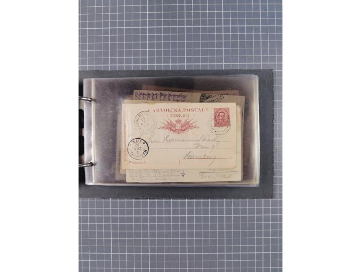 1866/1960 (ca.), interessanter Sammlungsposten inkl. sehr viel Dt. Seepost, Anlandungsstempeln, frühe Schiffspost, kleine Sam