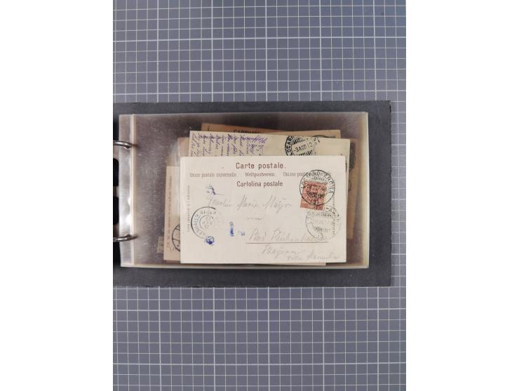 1866/1960 (ca.), interessanter Sammlungsposten inkl. sehr viel Dt. Seepost, Anlandungsstempeln, frühe Schiffspost, kleine Sam