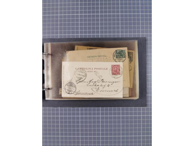 1866/1960 (ca.), interessanter Sammlungsposten inkl. sehr viel Dt. Seepost, Anlandungsstempeln, frühe Schiffspost, kleine Sam