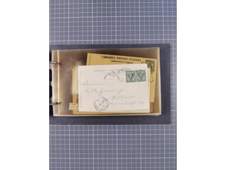 1866/1960 (ca.), interessanter Sammlungsposten inkl. sehr viel Dt. Seepost, Anlandungsstempeln, frühe Schiffspost, kleine Sam