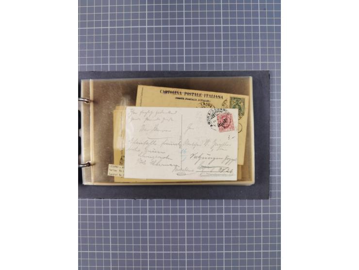 1866/1960 (ca.), interessanter Sammlungsposten inkl. sehr viel Dt. Seepost, Anlandungsstempeln, frühe Schiffspost, kleine Sam