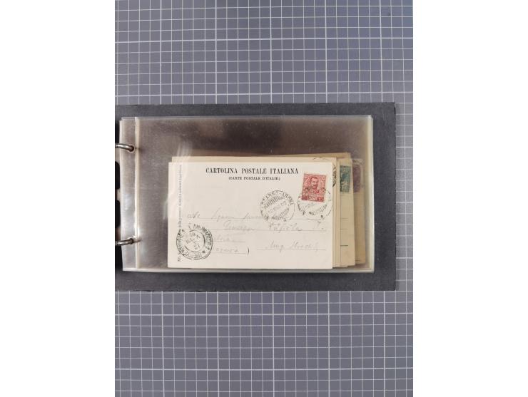 1866/1960 (ca.), interessanter Sammlungsposten inkl. sehr viel Dt. Seepost, Anlandungsstempeln, frühe Schiffspost, kleine Sam