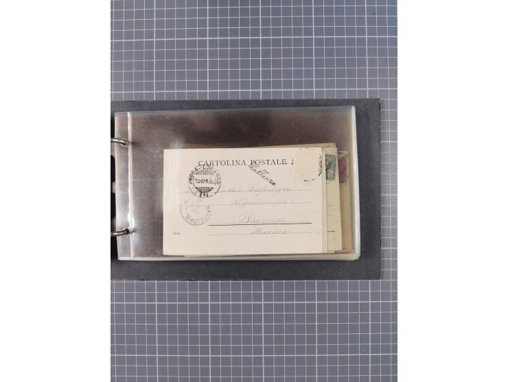 1866/1960 (ca.), interessanter Sammlungsposten inkl. sehr viel Dt. Seepost, Anlandungsstempeln, frühe Schiffspost, kleine Sam