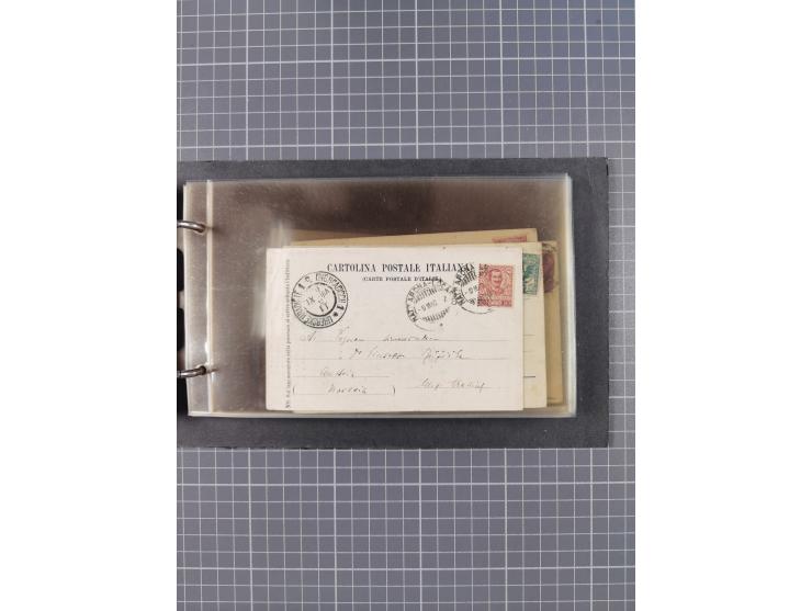 1866/1960 (ca.), interessanter Sammlungsposten inkl. sehr viel Dt. Seepost, Anlandungsstempeln, frühe Schiffspost, kleine Sam