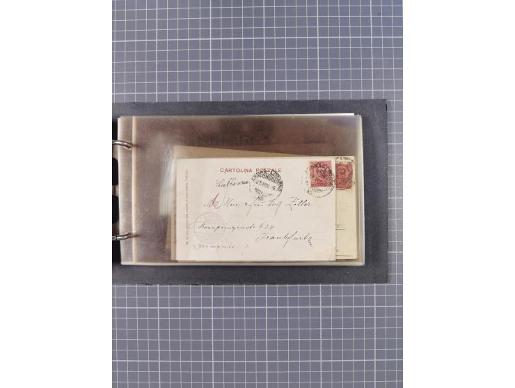 1866/1960 (ca.), interessanter Sammlungsposten inkl. sehr viel Dt. Seepost, Anlandungsstempeln, frühe Schiffspost, kleine Sam