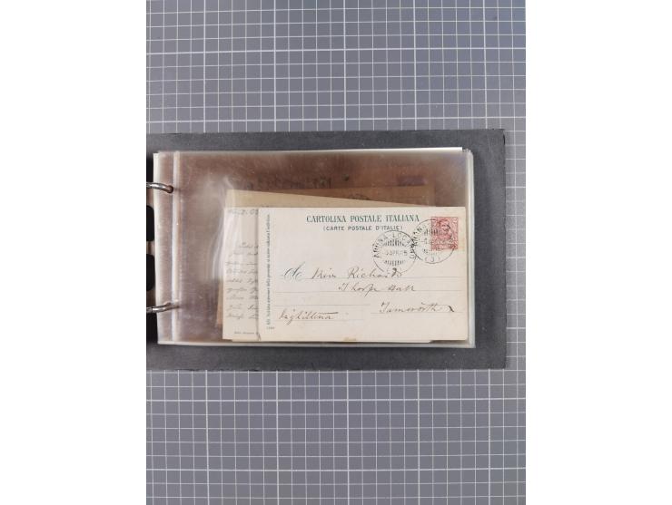 1866/1960 (ca.), interessanter Sammlungsposten inkl. sehr viel Dt. Seepost, Anlandungsstempeln, frühe Schiffspost, kleine Sam