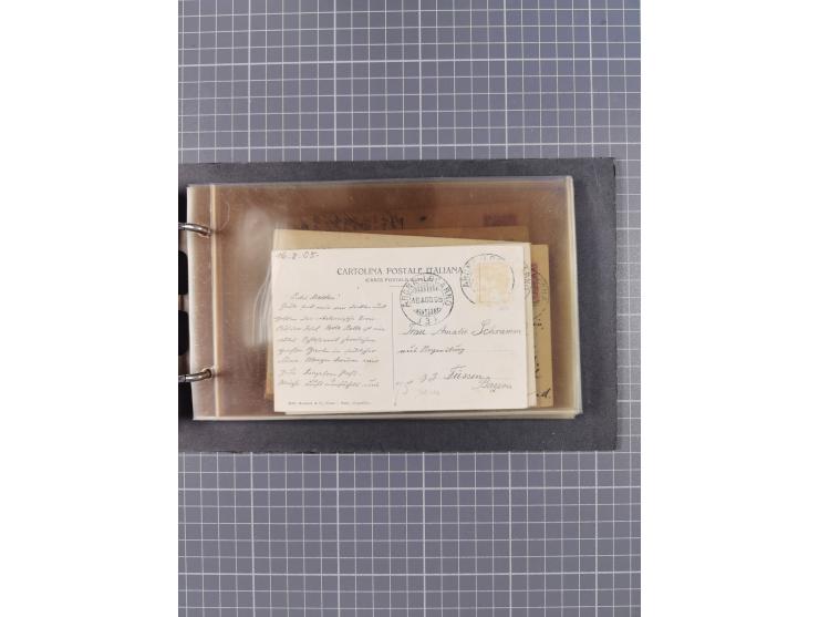 1866/1960 (ca.), interessanter Sammlungsposten inkl. sehr viel Dt. Seepost, Anlandungsstempeln, frühe Schiffspost, kleine Sam