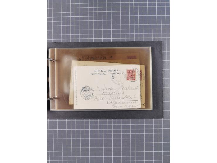 1866/1960 (ca.), interessanter Sammlungsposten inkl. sehr viel Dt. Seepost, Anlandungsstempeln, frühe Schiffspost, kleine Sam