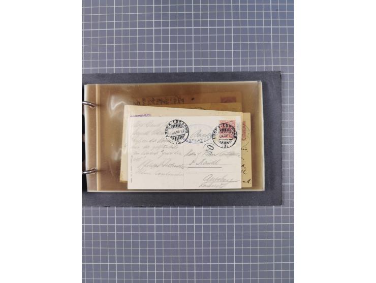 1866/1960 (ca.), interessanter Sammlungsposten inkl. sehr viel Dt. Seepost, Anlandungsstempeln, frühe Schiffspost, kleine Sam