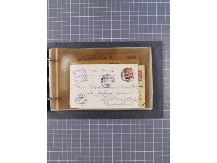 1866/1960 (ca.), interessanter Sammlungsposten inkl. sehr viel Dt. Seepost, Anlandungsstempeln, frühe Schiffspost, kleine Sam