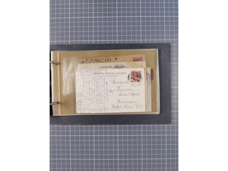 1866/1960 (ca.), interessanter Sammlungsposten inkl. sehr viel Dt. Seepost, Anlandungsstempeln, frühe Schiffspost, kleine Sam