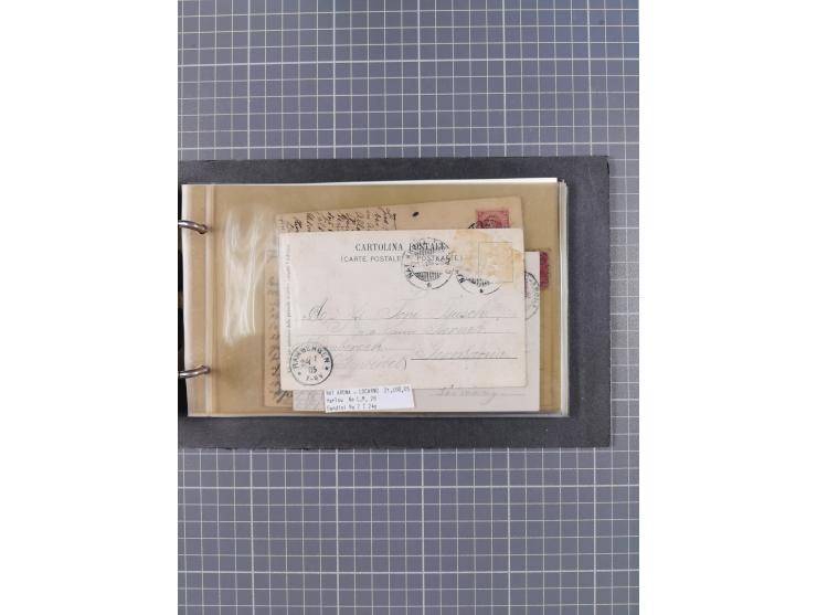 1866/1960 (ca.), interessanter Sammlungsposten inkl. sehr viel Dt. Seepost, Anlandungsstempeln, frühe Schiffspost, kleine Sam