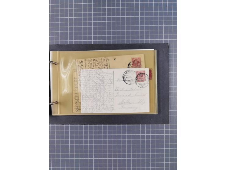 1866/1960 (ca.), interessanter Sammlungsposten inkl. sehr viel Dt. Seepost, Anlandungsstempeln, frühe Schiffspost, kleine Sam