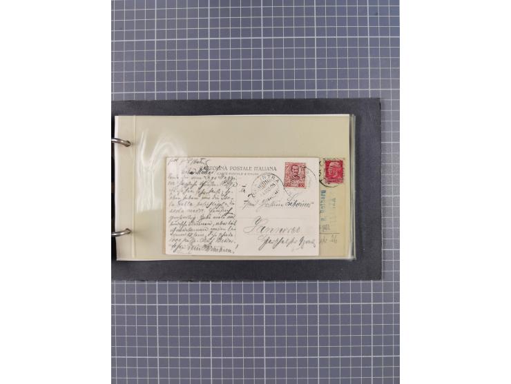 1866/1960 (ca.), interessanter Sammlungsposten inkl. sehr viel Dt. Seepost, Anlandungsstempeln, frühe Schiffspost, kleine Sam