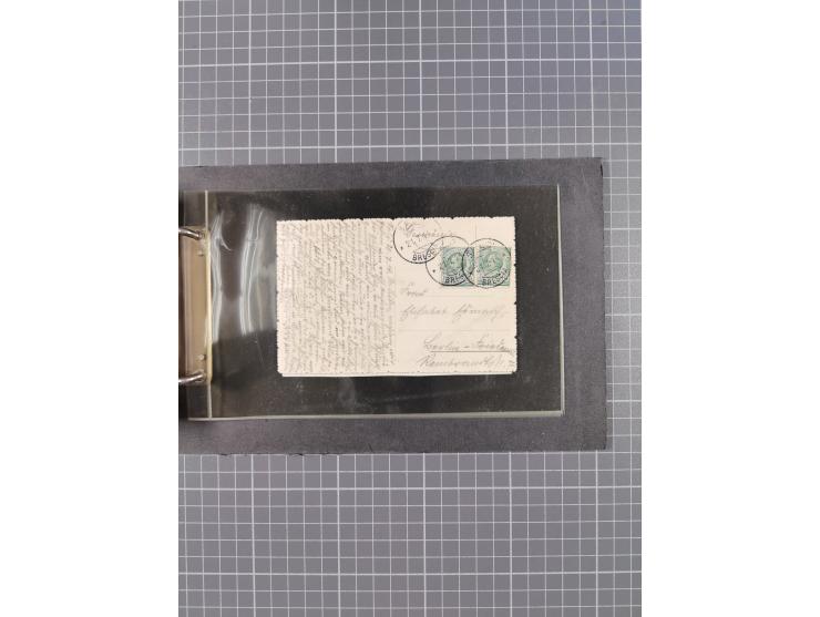 1866/1960 (ca.), interessanter Sammlungsposten inkl. sehr viel Dt. Seepost, Anlandungsstempeln, frühe Schiffspost, kleine Sam